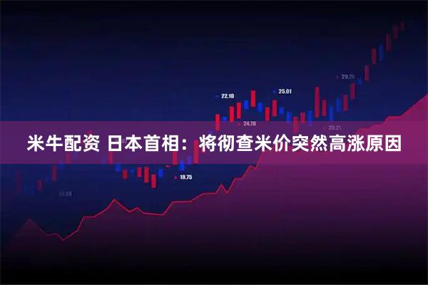 米牛配资 日本首相：将彻查米价突然高涨原因