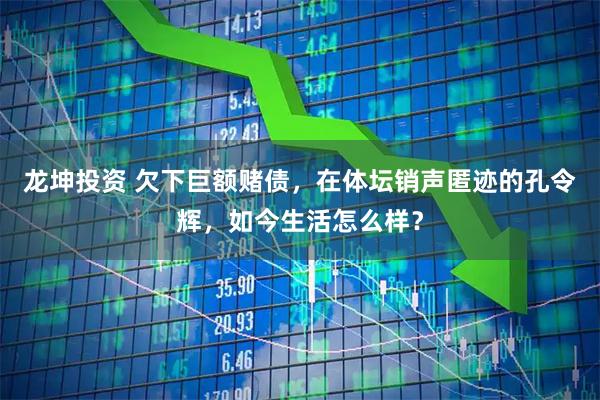 龙坤投资 欠下巨额赌债，在体坛销声匿迹的孔令辉，如今生活怎么样？